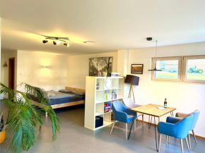 Helle Souterrain Wohnung in Laufnähe zum Wörthsee